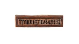 Tiderace Pattern Badge Name Piece