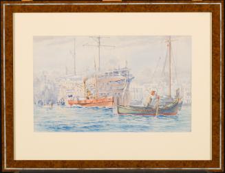 HMS Hibernia in Grand Harbour