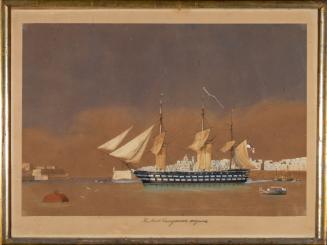 HMS Conqueror in Grand Harbour