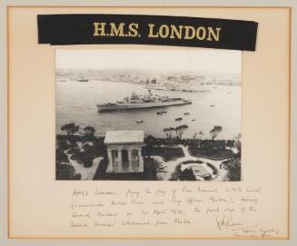 The End of an Era - H.M.S London Leaving Grand Harbour