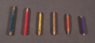 Set of six pencils