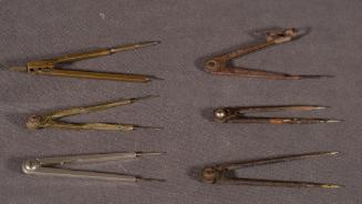 Set of six compasses
