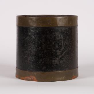 Black Measuring Bucket